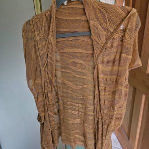 Anthropologie short sleeved knit cardigan